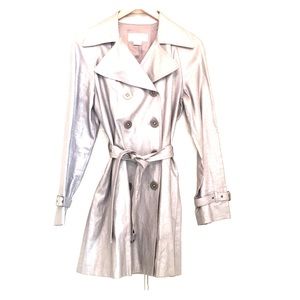 MICHAEL Michael Kors Metallic Trench Coat